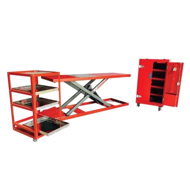 BÀN NÂNG XE MÁY CƠ BẢN (CÓ TẤM DẪN) HP-002CB