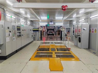 BỆ THỬ CÔNG SUẤT KHUNG GẦM ĐIỆN - KIỂM TRA HIỆU SUẤT ĐỘNG LỰC Ô TÔ