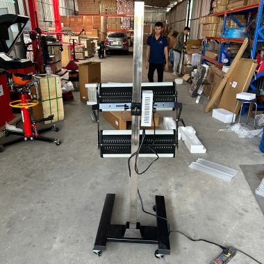 ĐÈN SẤY SƠN BẰNG TIA HỒNG NGOẠI - SÓNG NGẮN 2 BÓNG F2A