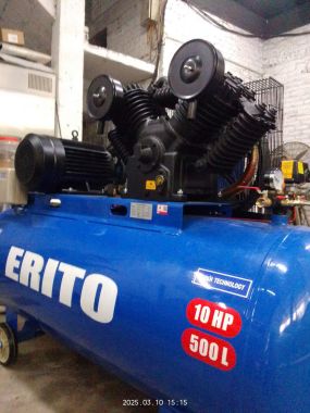 MÁY NÉN KHÍ DẠNG PISTON 500L ĐIỆN BA PHA ER-500LA
