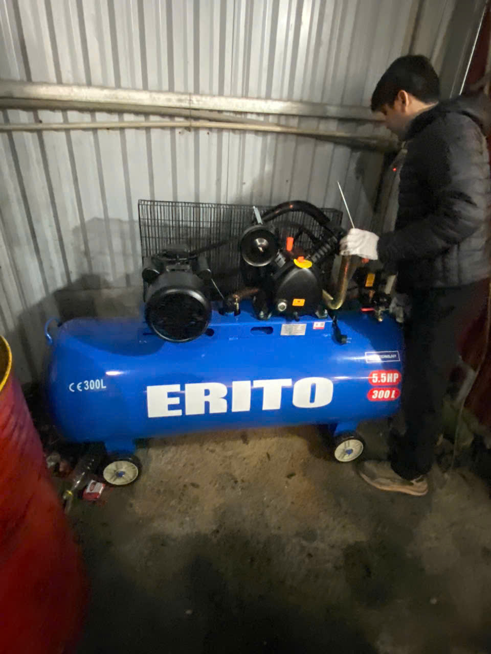 MÁY NÉN KHÍ DẠNG PISTON 300L ER-300L