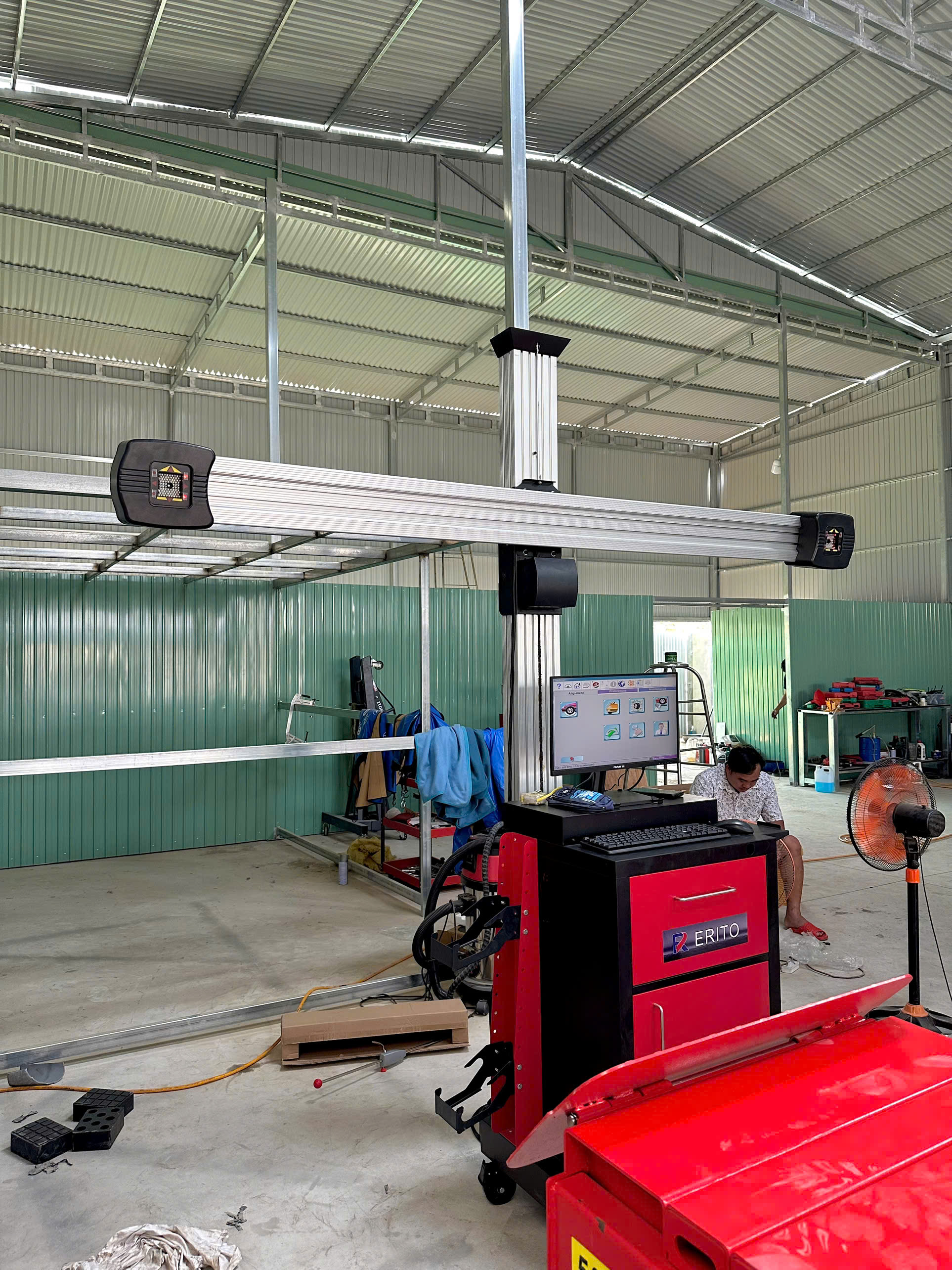 THIẾT BỊ KIỂM TRA GÓC ĐẶT BÁNH XE 3D ER - V3D-CL