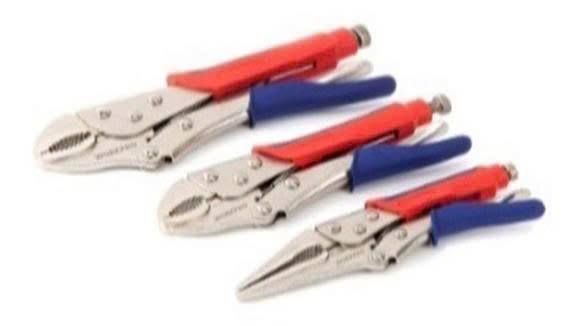 BỘ KÌM BẤM CHẾT CÁN NHỰA 3 CHI TIẾT W001308