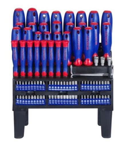 BỘ TUA VÍT 100 CHI TIẾT, CÓ GIÁ ĐỠ W000806