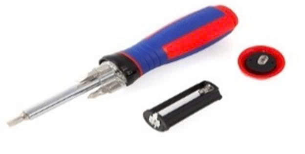 TUA VÍT ĐỔI ĐẦU 4 IN 1, CÓ ĐÈN CHIẾU SÁNG, HOẠT ĐỘNG BẰNG PIN W021174