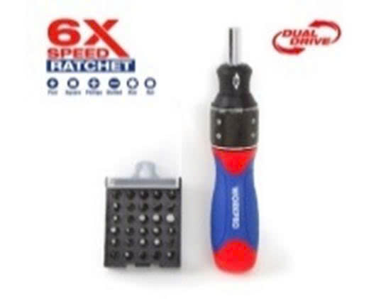 BỘ TUA VÍT 32 CHI TIẾT NHÂN 6 LẦN TỐC ĐỘ W021407