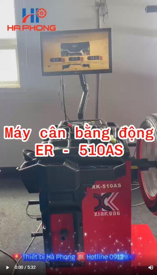 THIẾT BỊ CÂN BẰNG ĐỘNG LỐP Ô TÔ TỰ ĐỘNG CAO CẤP ER-501AS